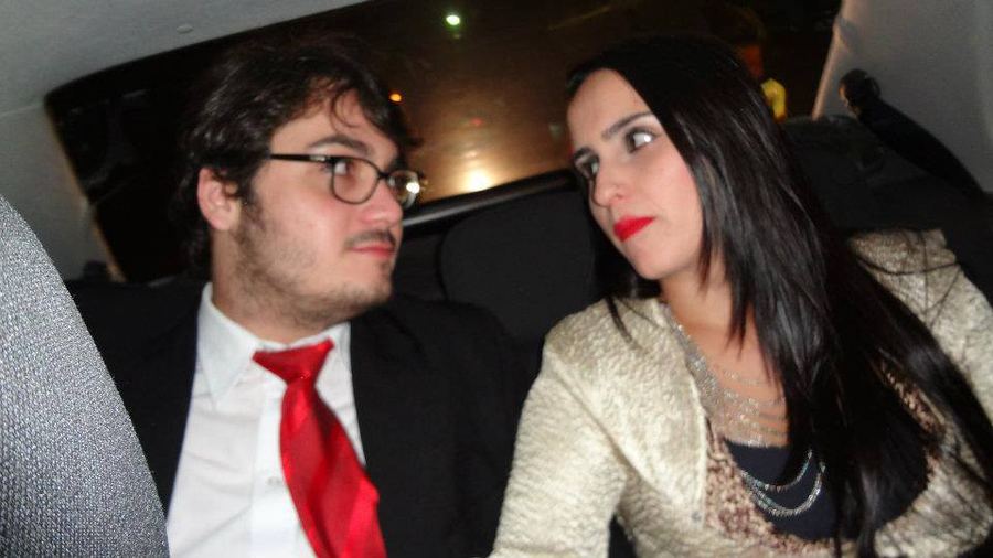 "ÓIA O TANTO QUE NÓIS ORNA!!!"  Leonardo e Sarah, filha de minha mana...