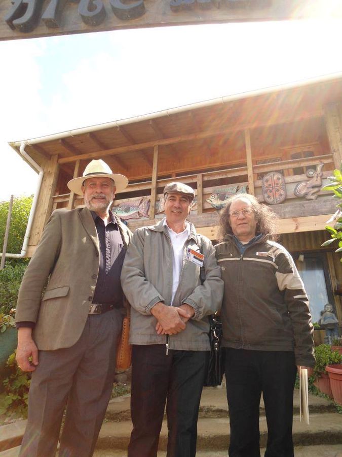 "JOSÉ HILTON ROSA"- com seus amigos escritores- Buenos Aires