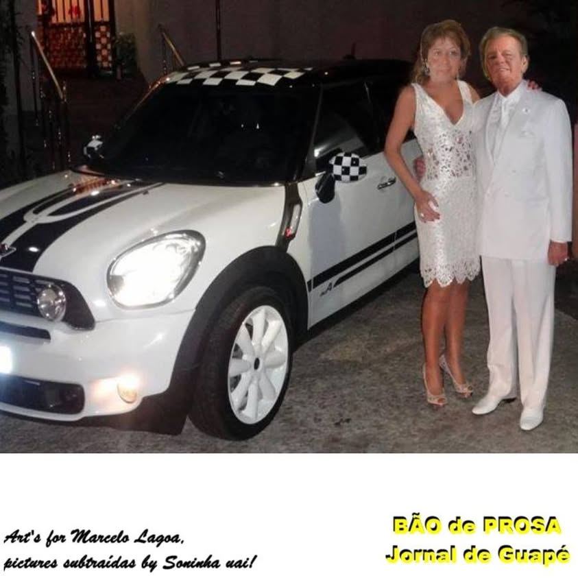 GLÓRIA E PAULO SAINDO PARA A BALADA...MUITA ELEGÂNCIA E CHARME