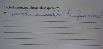 PROVA DE CIÊNCIAS DE MENINO DE GRUPO
