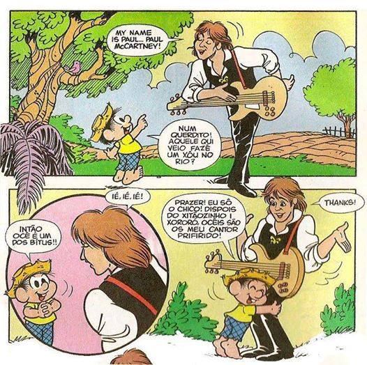 NUNCA GOSTEI DE REVISTA EM QUADRINHO, MAS O CHICO BENTO ME ENCANTA. UM DOCE