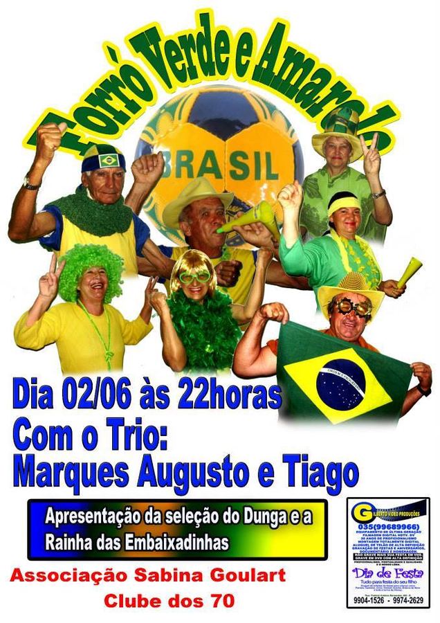 TERCEIRA IDADE NA COPA PASSADA, ASSOCIAÇÃO SABINA GOULART-CLUBE DOS SETENTA