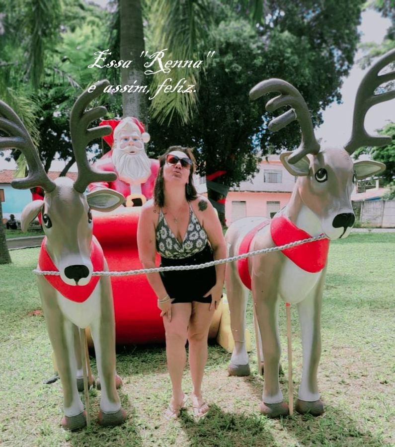 PAPAI NOEL TÁ PERDIDINHO COM ESSA ''RENNA